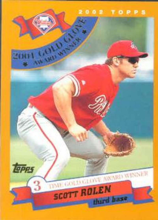 2002 Topps #709 Scott Rolen GG NM-MT Philadelphia Phillies 