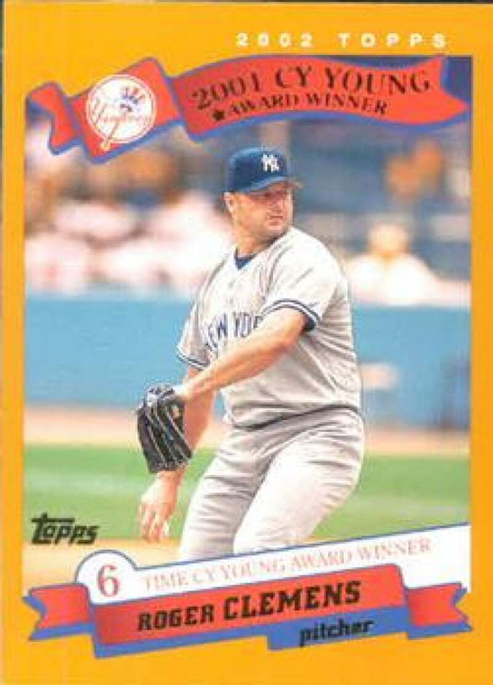 2002 Topps #714 Roger Clemens CY NM-MT New York Yankees 