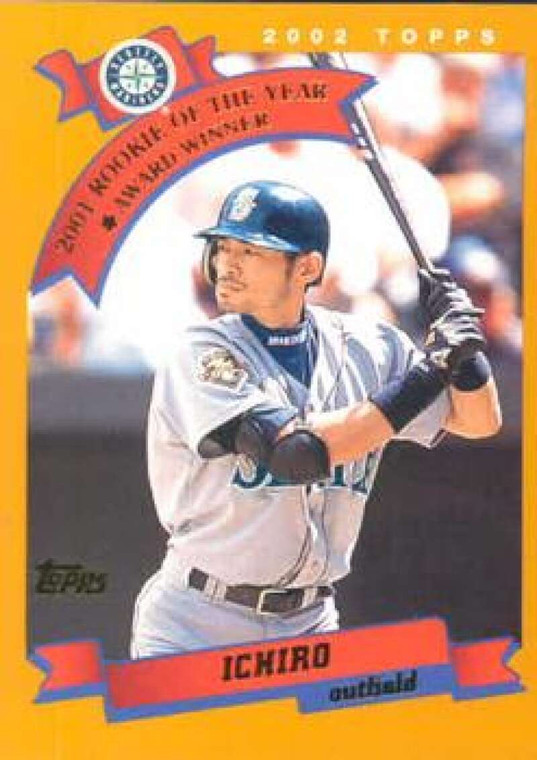 2002 Topps #718 Ichiro Suzuki ROY NM-MT Seattle Mariners 