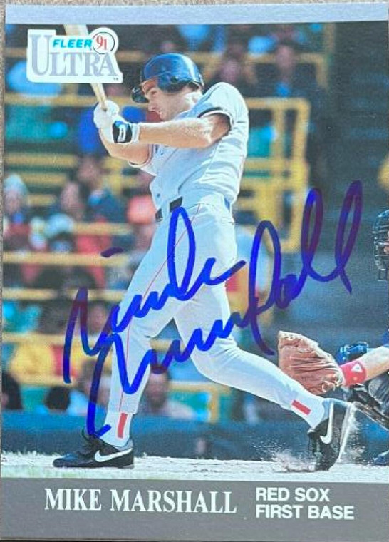 Mike Marshall Autographed 1991 Fleer Ultra #35