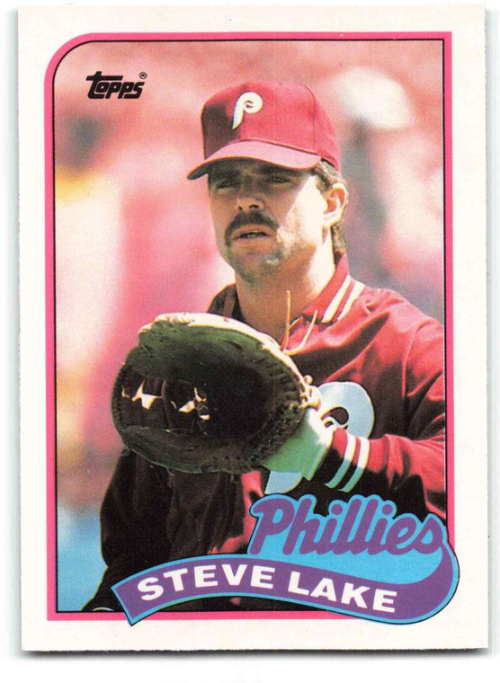1989 Topps Traded #65T Steve Lake NM-MT Philadelphia Phillies 
