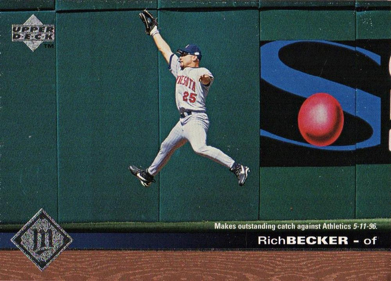 1997 Upper Deck #409 Rich Becker NM-MT Minnesota Twins 