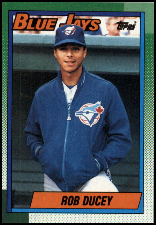 1990 Topps #619 Rob Ducey VG Toronto Blue Jays 