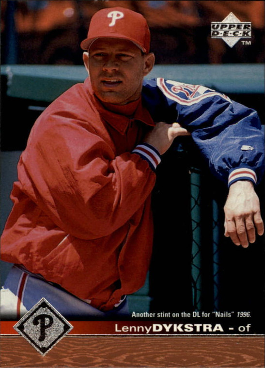 1997 Upper Deck #453 Lenny Dykstra NM-MT Philadelphia Phillies 