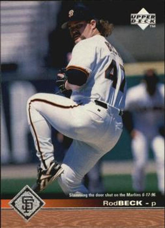 1997 Upper Deck #496 Rod Beck NM-MT San Francisco Giants 