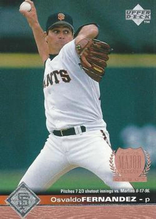 1997 Upper Deck #497 Osvaldo Fernandez NM-MT San Francisco Giants 