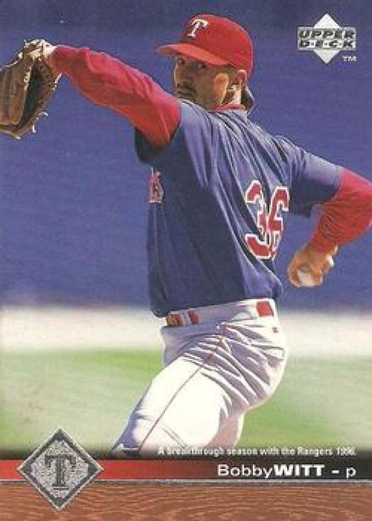 1997 Upper Deck #511 Bobby Witt NM-MT Texas Rangers 