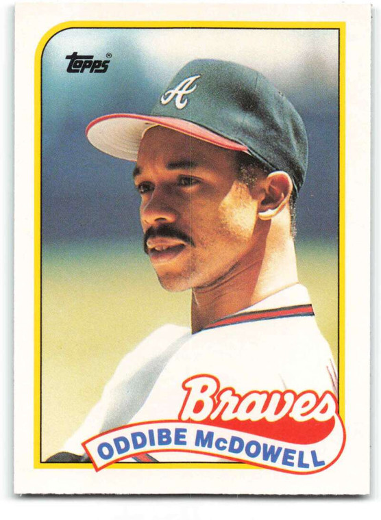 1989 Topps Traded #78T Oddibe McDowell NM-MT Atlanta Braves 