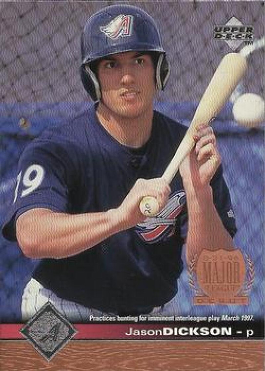 1997 Upper Deck #522 Jason Dickson TRADE NM-MT Anaheim Angels 