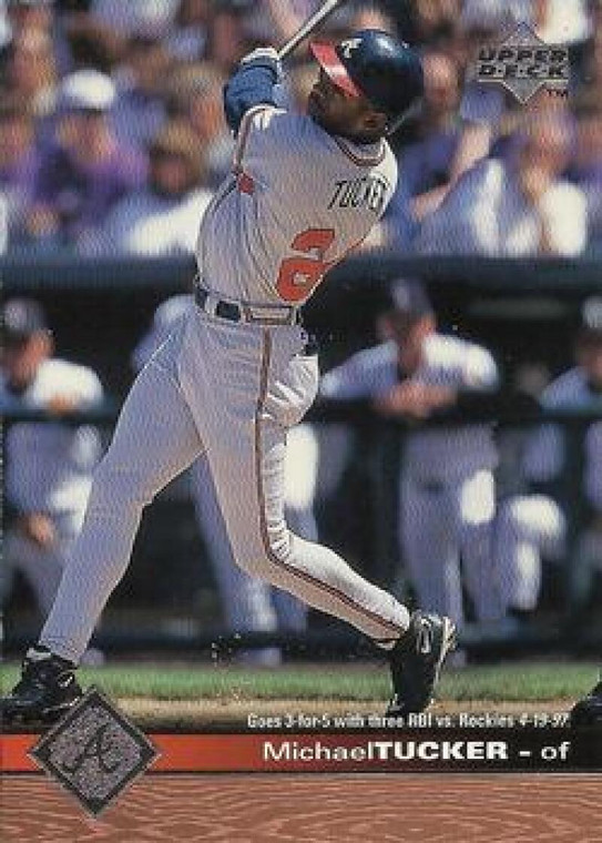 1997 Upper Deck #524 Michael Tucker TRADE NM-MT Atlanta Braves 
