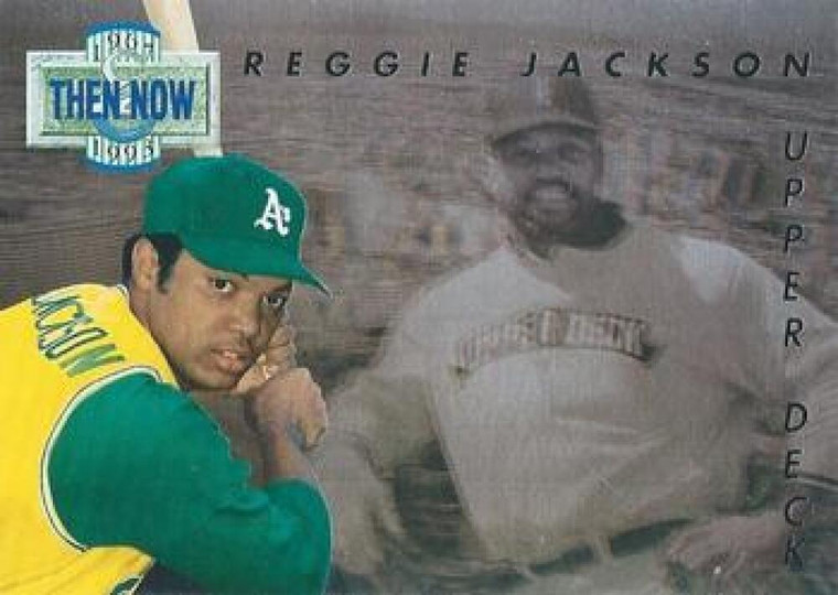 1993 Upper Deck Then and Now #TN16 Reggie Jackson NM/MT Oakland Athletics 