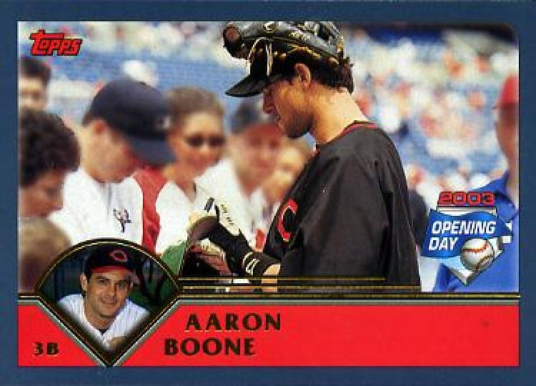 2003 Topps Opening Day #3 Aaron Boone NM/MT  Cincinnati Reds 