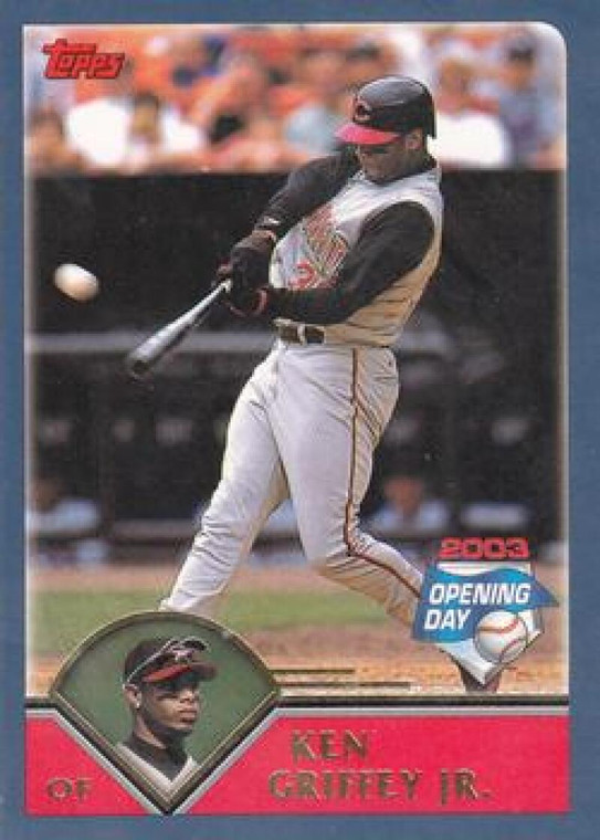 2003 Topps Opening Day #5 Ken Griffey Jr. NM/MT  Cincinnati Reds 