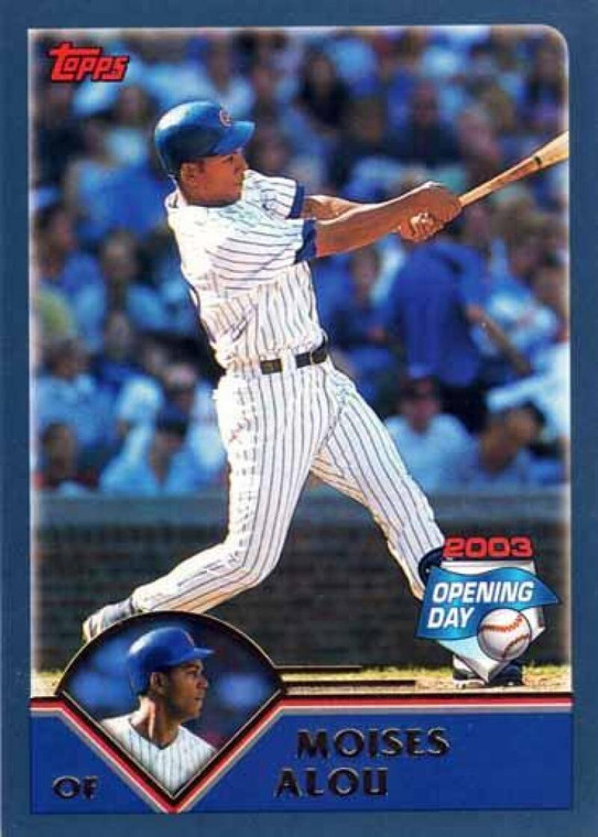 2003 Topps Opening Day #7 Moises Alou NM/MT  Chicago Cubs 