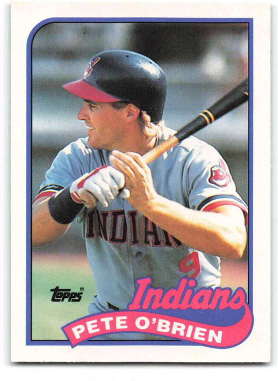 1989 Topps Traded #88T Pete O'Brien NM-MT Cleveland Indians 