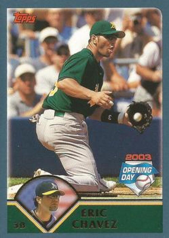2003 Topps Opening Day #46 Eric Chavez NM/MT  Oakland Athletics 