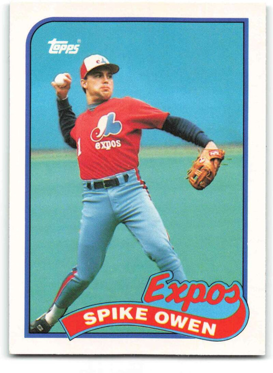 1989 Topps Traded #92T Spike Owen NM-MT Montreal Expos 