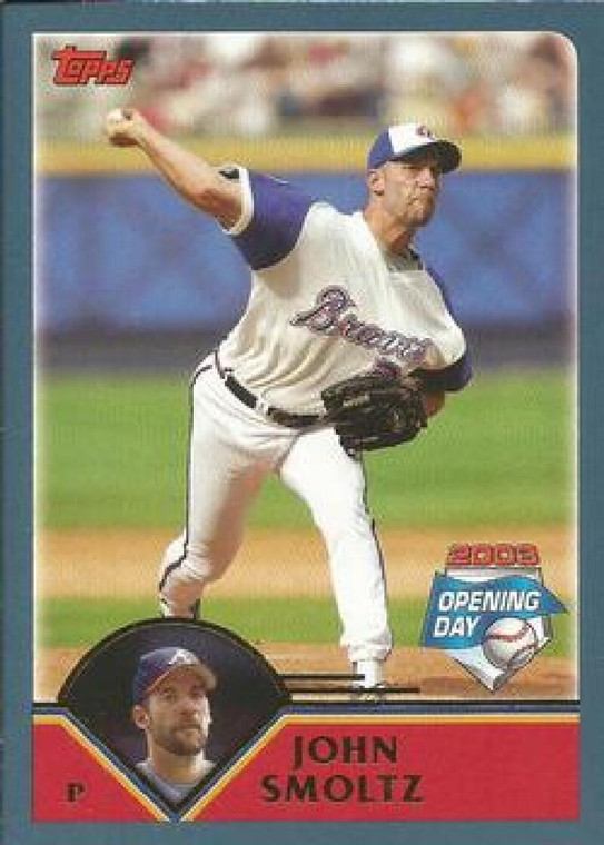 2003 Topps Opening Day #70 John Smoltz NM/MT  Atlanta Braves 