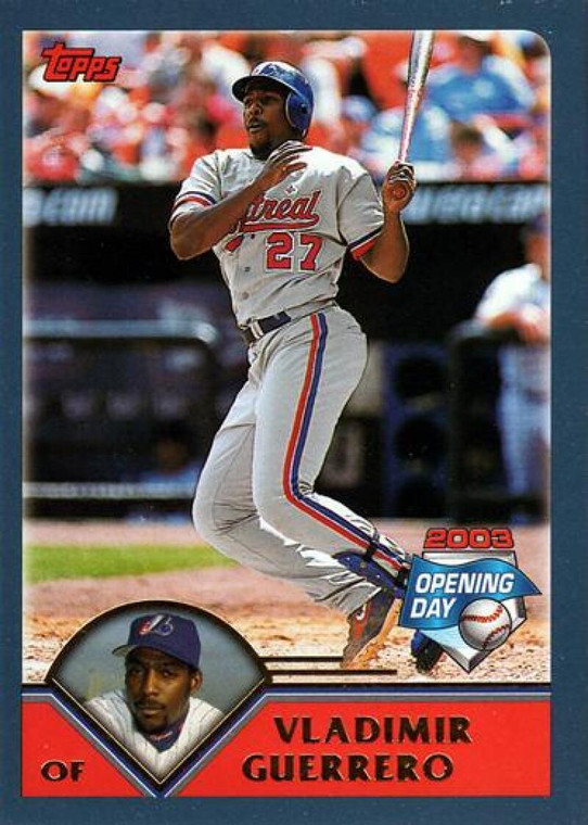 2003 Topps Opening Day #122 Vladimir Guerrero NM/MT  Montreal Expos 