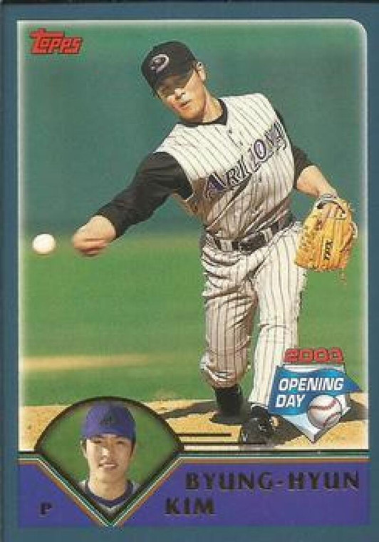 2003 Topps Opening Day #124 Byung-Hyun Kim NM/MT  Arizona Diamondbacks 