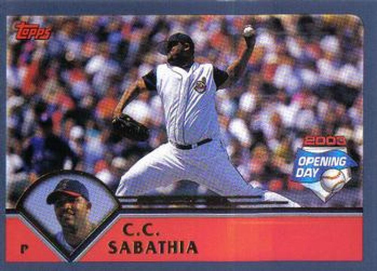 2003 Topps Opening Day #143 CC Sabathia NM/MT  Cleveland Indians 