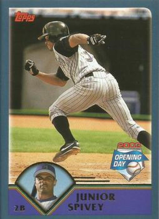 2003 Topps Opening Day #149 Junior Spivey NM/MT  Arizona Diamondbacks 