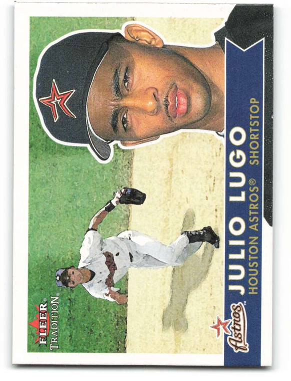 2001 Fleer Tradition #3 Julio Lugo NM/MT  Houston Astros 