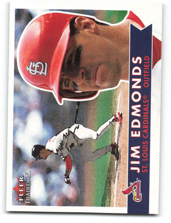 2001 Fleer Tradition #10 Jim Edmonds NM/MT  St. Louis Cardinals 