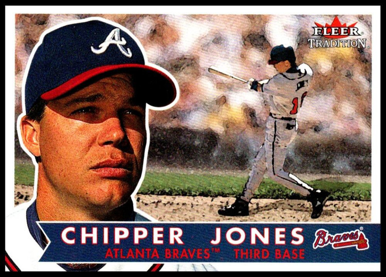 2001 Fleer Tradition #70 Chipper Jones NM/MT  Atlanta Braves 