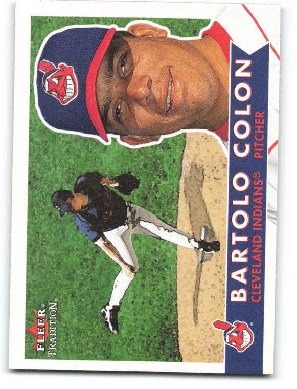 2001 Fleer Tradition #78 Bartolo Colon NM/MT  Cleveland Indians 