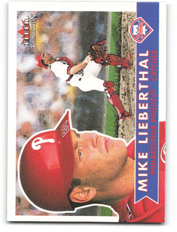 2001 Fleer Tradition #96 Mike Lieberthal NM/MT  Philadelphia Phillies 