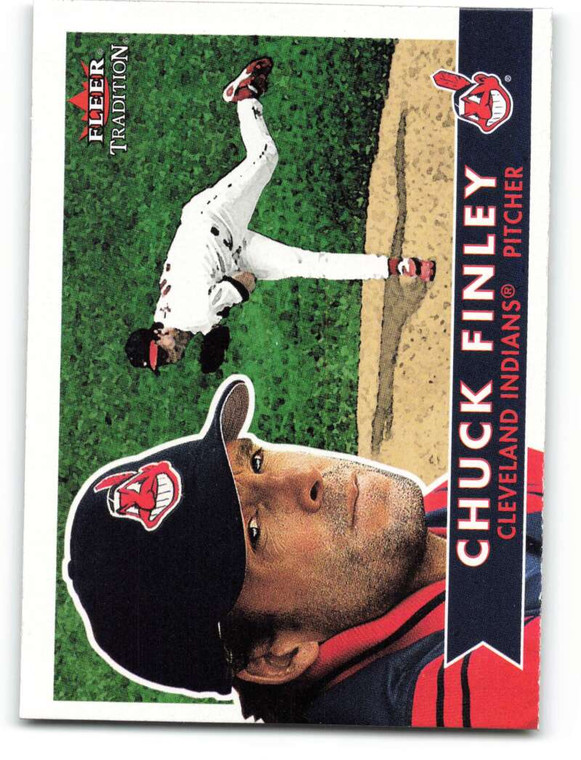 2001 Fleer Tradition #115 Chuck Finley NM/MT  Cleveland Indians 