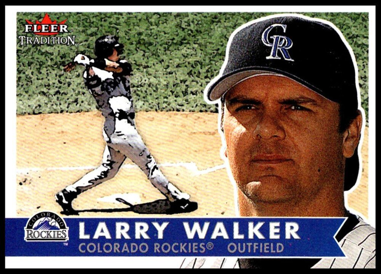 2001 Fleer Tradition #120 Larry Walker NM/MT  Colorado Rockies 