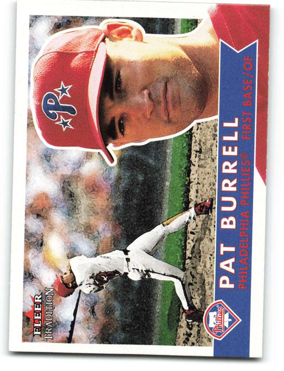 2001 Fleer Tradition #126 Pat Burrell NM/MT  Philadelphia Phillies 