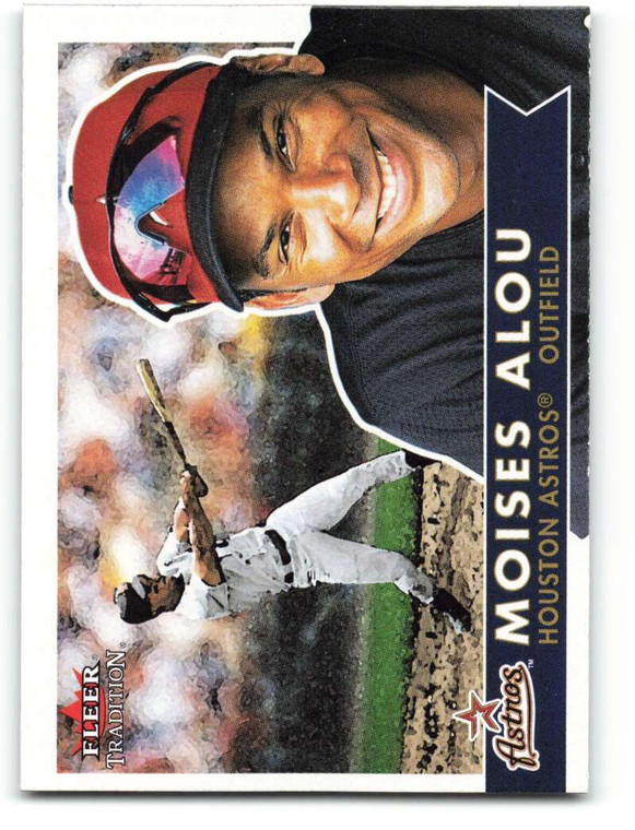 2001 Fleer Tradition #128 Moises Alou NM/MT  Houston Astros 