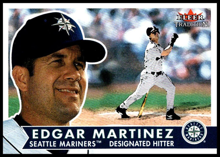 2001 Fleer Tradition #143 Edgar Martinez NM/MT  Seattle Mariners 