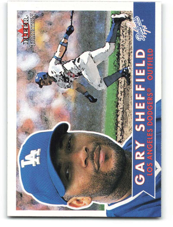 2001 Fleer Tradition #158 Gary Sheffield NM/MT  Los Angeles Dodgers 