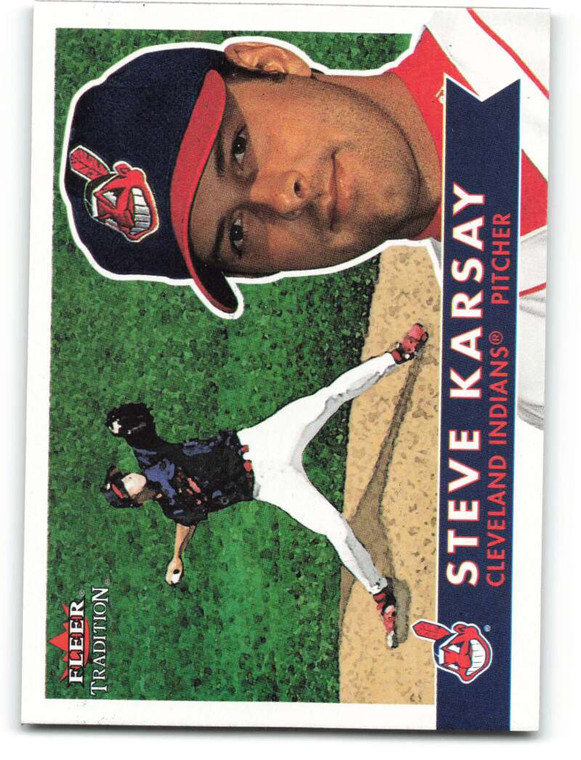 2001 Fleer Tradition #170 Steve Karsay NM/MT  Cleveland Indians 