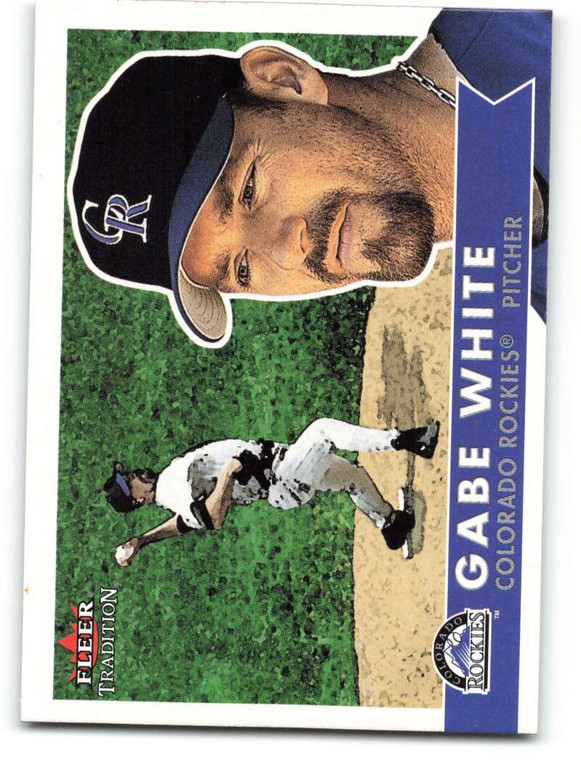 2001 Fleer Tradition #173 Gabe White NM/MT  Colorado Rockies 