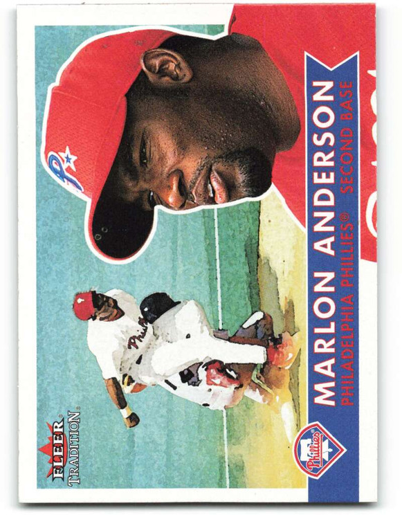 2001 Fleer Tradition #178 Marlon Anderson NM/MT  Philadelphia Phillies 