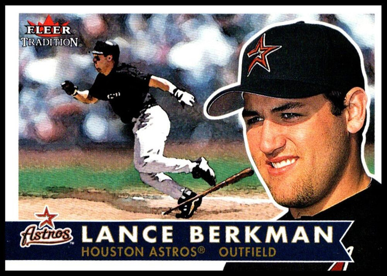 2001 Fleer Tradition #189 Lance Berkman NM/MT  Houston Astros 
