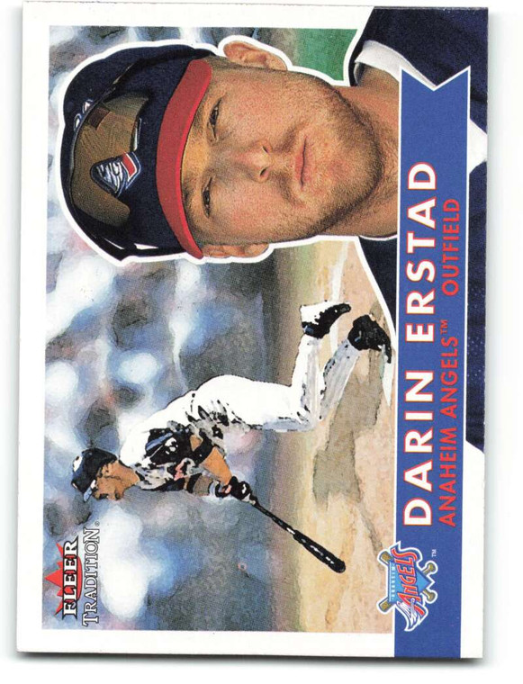 2001 Fleer Tradition #191 Darin Erstad NM/MT  Anaheim Angels 