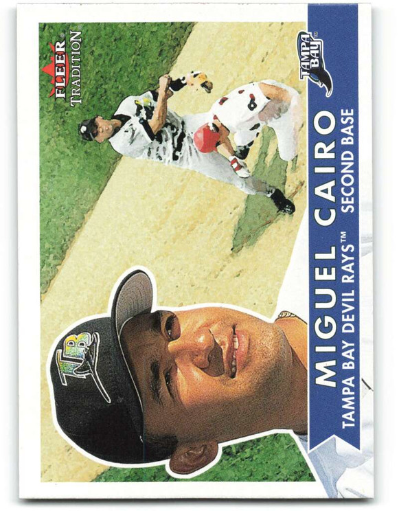 2001 Fleer Tradition #203 Miguel Cairo NM/MT  Tampa Bay Devil Rays 