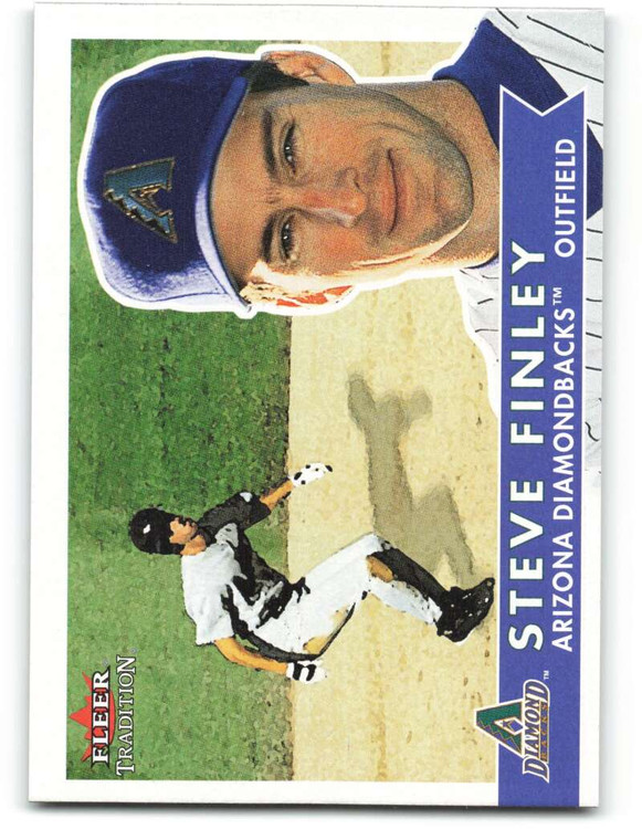 2001 Fleer Tradition #204 Steve Finley NM/MT  Arizona Diamondbacks 