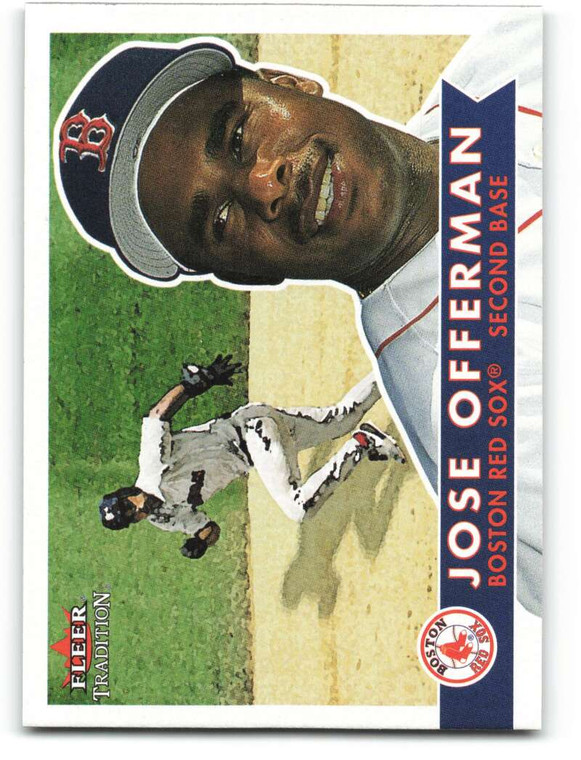 2001 Fleer Tradition #214 Jose Offerman NM/MT  Boston Red Sox 