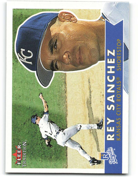 2001 Fleer Tradition #223 Rey Sanchez NM/MT  Kansas City Royals 