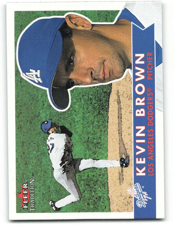 2001 Fleer Tradition #228 Kevin Brown NM/MT  Los Angeles Dodgers 