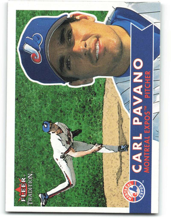 2001 Fleer Tradition #233 Carl Pavano NM/MT  Montreal Expos 