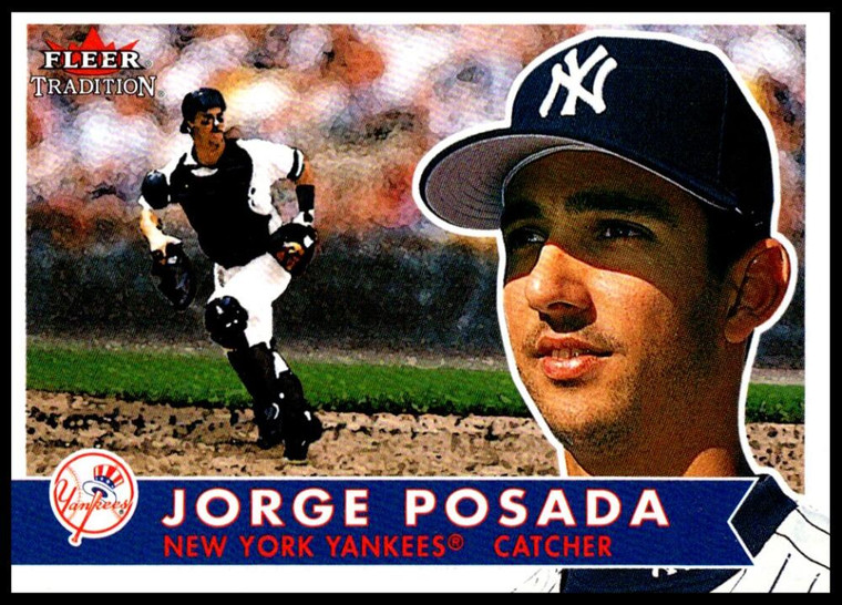 2001 Fleer Tradition #246 Jorge Posada NM/MT  New York Yankees 