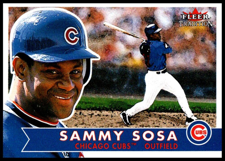 2001 Fleer Tradition #259 Sammy Sosa NM/MT  Chicago Cubs 